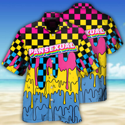 LGBT Pansexual Pop Art - Hawaiian Shirt - Owl Ohh - Owl Ohh