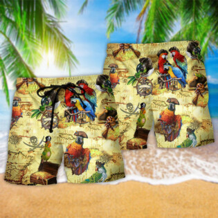 Parrot Amazing Pirate Parrots - Beach Short - Owl Ohh - Owl Ohh