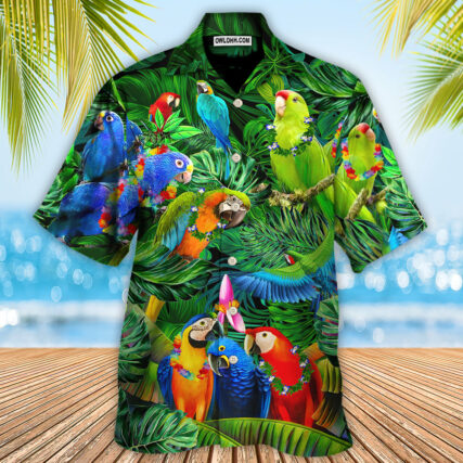 Parrot Couple Love Happiness - Hawaiian Shirt - Owl Ohh - Owl Ohh