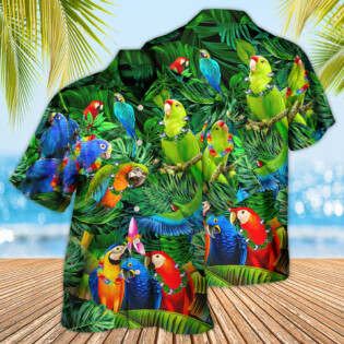 Parrot Couple Love Happiness - Hawaiian Shirt - Owl Ohh - Owl Ohh