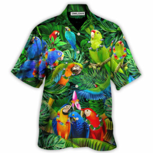 Parrot Couple Love Happiness - Hawaiian Shirt - Owl Ohh - Owl Ohh