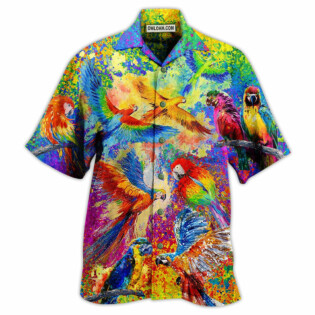 Parrot Love Colorful - Hawaiian Shirt - Owl Ohh - Owl Ohh