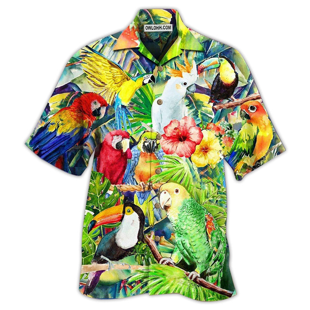 Parrot Lovely Life - Hawaiian Shirt - Owl Ohh - Owl Ohh