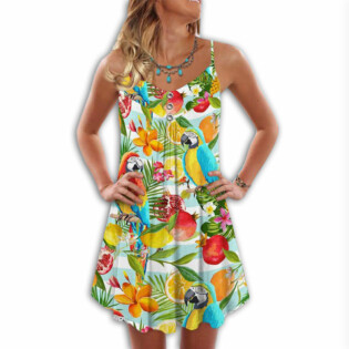 Parrot Love Tropical Summer Is Coming - Summer Dress - Owl Ohh - Owl Ohh