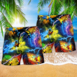 Parrot Mysterious Lightning Style - Beach Short - Owl Ohh - Owl Ohh