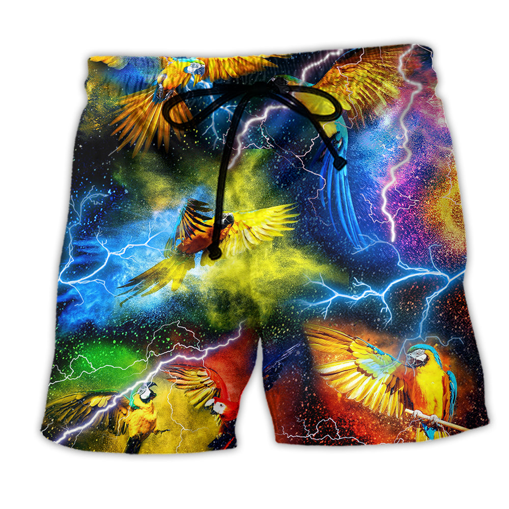 Parrot Mysterious Lightning Style - Beach Short - Owl Ohh - Owl Ohh