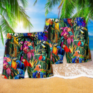Parrot So Amazing Tropical - Beach Short - Owl Ohh - Owl Ohh
