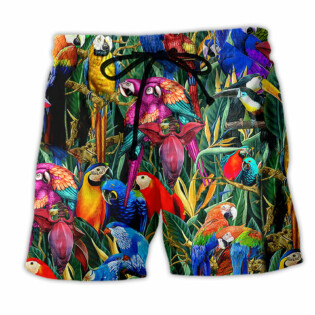 Parrot So Amazing Tropical - Beach Short - Owl Ohh - Owl Ohh