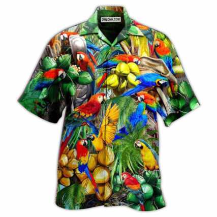 Parrot You Can Call Me Coconut Holic - Hawaiian Shirt - Owl Ohh - Owl Ohh