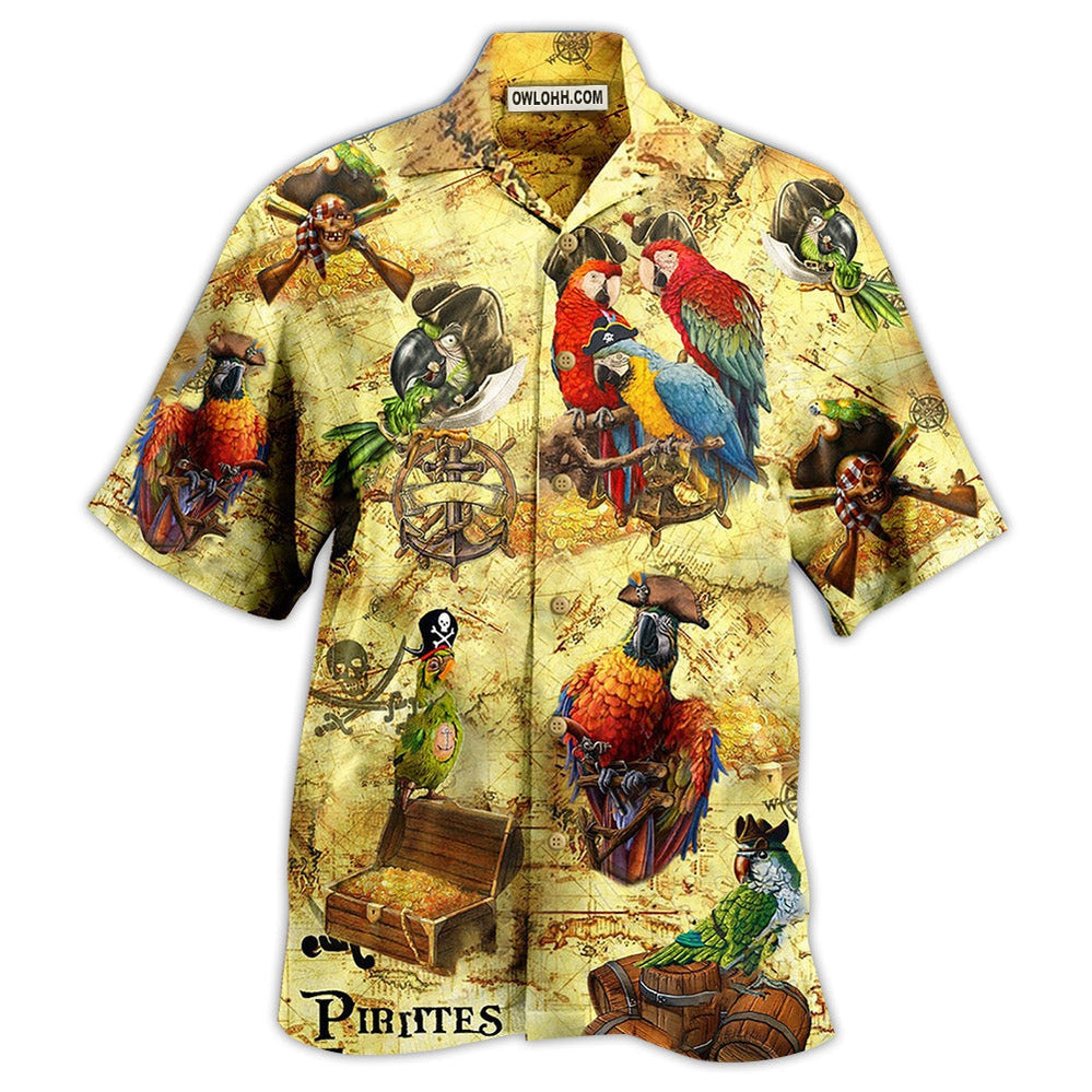 Parrot Amazing Pirate Parrots - Hawaiian Shirt - Owl Ohh - Owl Ohh