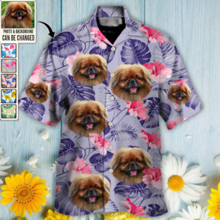 Dog Lucky You Want Tropical Custom Photo - Hawaiian Shirt - Personalized Photo Gifts-Owl Ohh