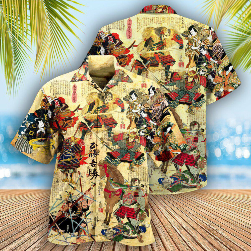 Samurai Perceive That Which Cannot Be Seen With The Eye - Hawaiian Shirt - Owl Ohh - Owl Ohh