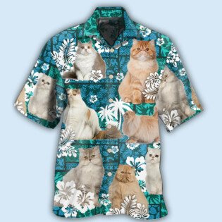 Cat Persian Cat Lover Tropical - Hawaiian Shirt - Owl Ohh - Owl Ohh