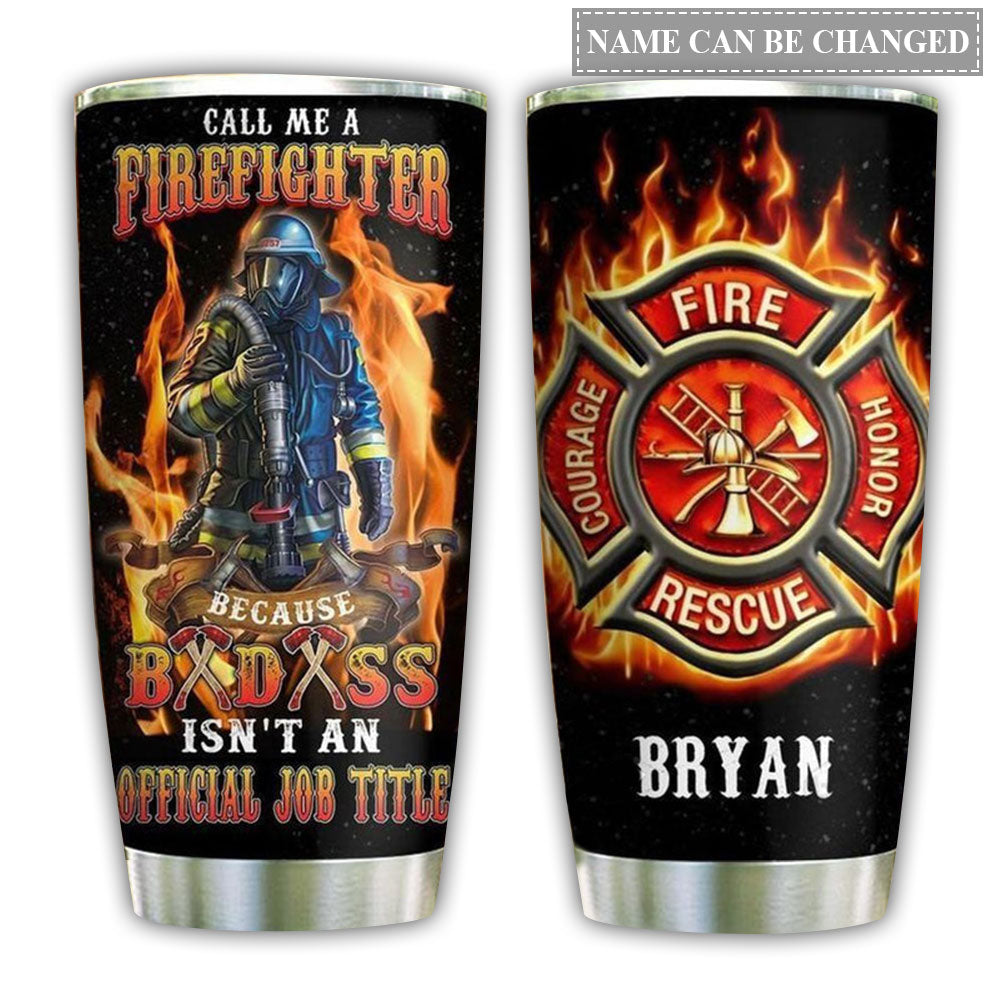 Firefighter Amazing Personalized - Tumbler - Owl Ohh - Owl Ohh