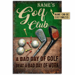 Golf Lovers Special Personalized - Vertical Poster - Owl Ohh - Owl Ohh