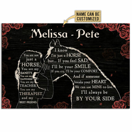 Horse You Are Not Just A Horse Personalized - Horizontal Poster - Owl Ohh - Owl Ohh