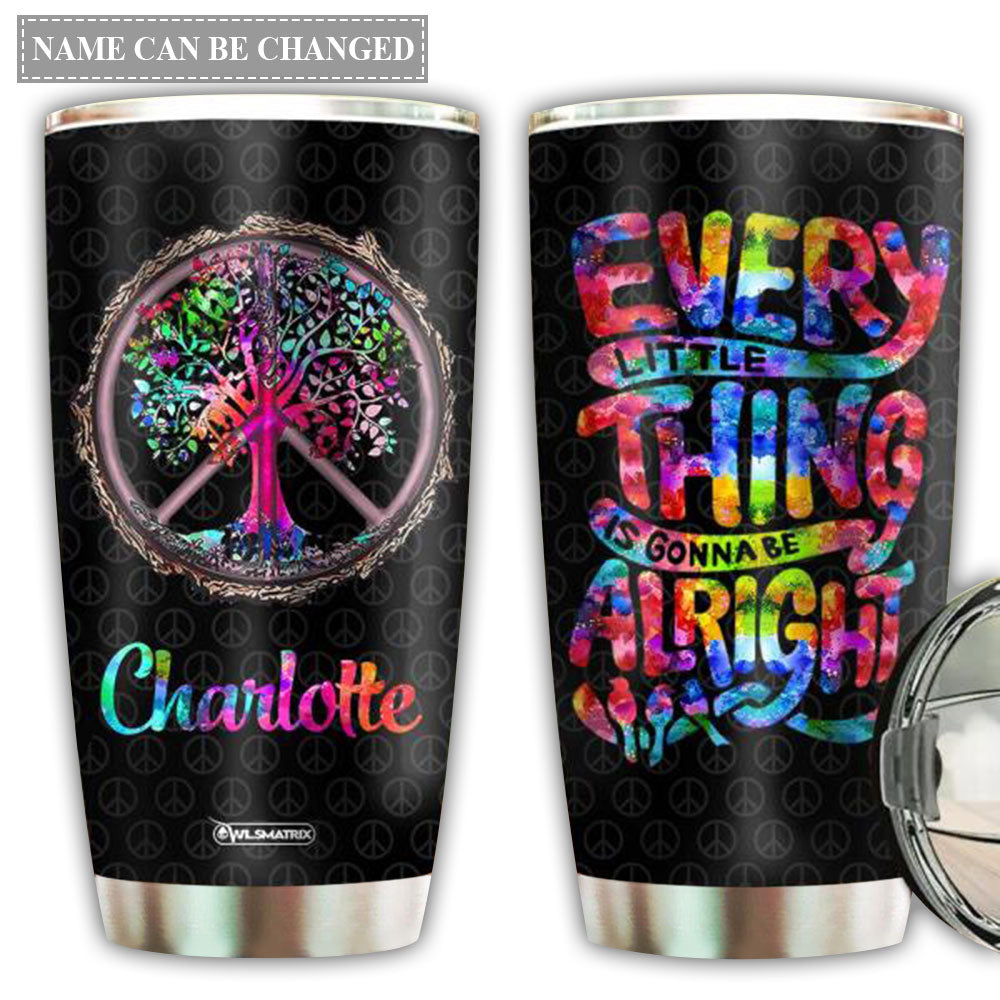 Hippie Alright Personalized - Tumbler - Owl Ohh - Owl Ohh