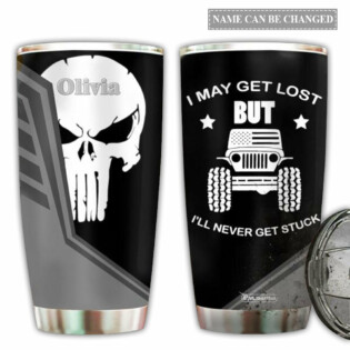 Jeep I May Get Lost Personalized - Tumbler - Owl Ohh - Owl Ohh