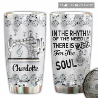 Sewing Love Music Soul Personalized - Tumbler - Owl Ohh - Owl Ohh