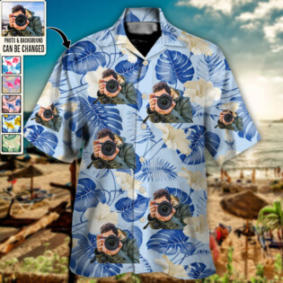 Whatever You Want Tropical Custom Photo - Hawaiian Shirt - Personalized Photo Gifts-Owl Ohh