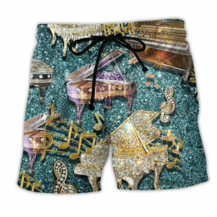 Piano Music Love Diamond - Beach Short - Owl Ohh - Owl Ohh