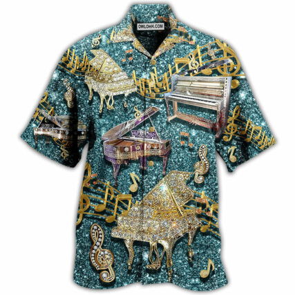 Piano Music Love Diamond Cool - Hawaiian Shirt - Owl Ohh - Owl Ohh