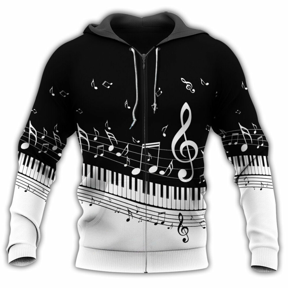 Piano Make Me Happy - Hoodie - Owl Ohh - Owl Ohh