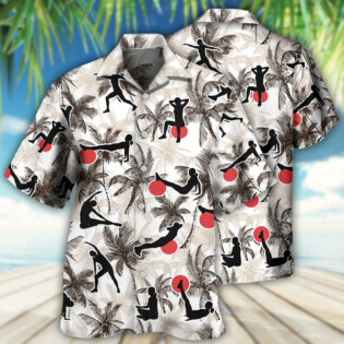 Pilates Tropical Tree - Hawaiian Shirt - Owl Ohh for men and women, kids - Owl Ohh