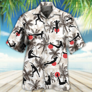 Pilates Tropical Tree - Hawaiian Shirt - Owl Ohh for men and women, kids - Owl Ohh