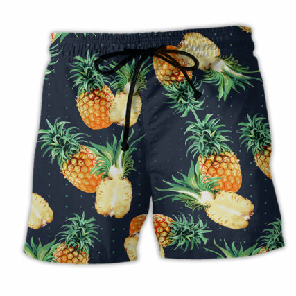 Pineapple Tropical Love Fruit - Beach Short - Owl Ohh - Owl Ohh