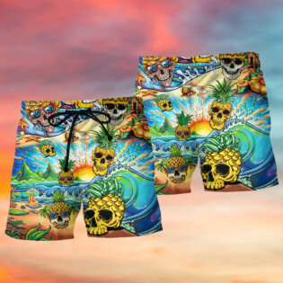 Pineapple Love Summer - Beach Short - Owl Ohh - Owl Ohh