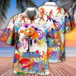 Table Tennis Is My Therapy - Hawaiian Shirt - Owl Ohh - Owl Ohh