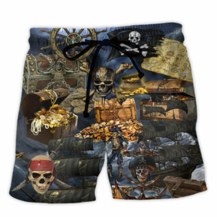 Pirate It's The Life I Choose - Beach Short - Owl Ohh - Owl Ohh