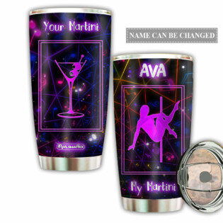 Pole Dance In My Heart Purple Personalized - Tumbler - Owl Ohh - Owl Ohh