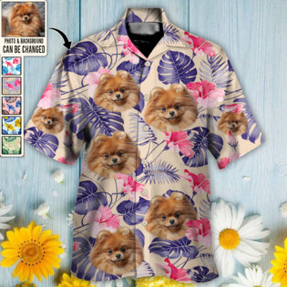 Dog Lucky You Want Tropical Custom Photo - Hawaiian Shirt - Personalized Photo Gifts-Owl Ohh