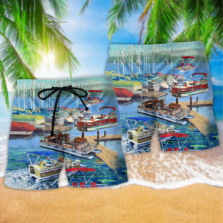 Pontoon Captain Love Life - Beach Short - Owl Ohh - Owl Ohh