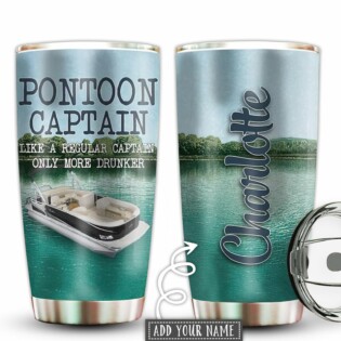 Pontoon Captain More Drunker Personalized - Tumbler - Owl Ohh