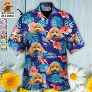 Dog Lucky You Want Tropical Custom Photo - Hawaiian Shirt - Personalized Photo Gifts-Owl Ohh