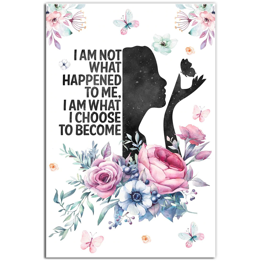 Psychology I Am What I Choose To Become - Vertical Poster - Owl Ohh - Owl Ohh