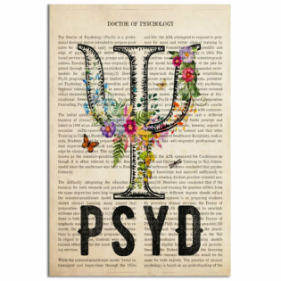 Psychology PSYD Style Lover - Vertical Poster - Owl Ohh - Owl Ohh