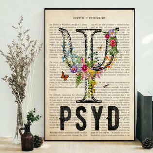 Psychology PSYD Style Lover - Vertical Poster - Owl Ohh - Owl Ohh