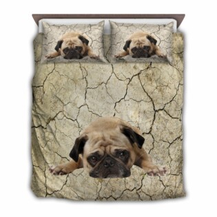 Pug Dog Sleeping Lonely - Bedding Cover - Owl Ohh - Owl Ohh