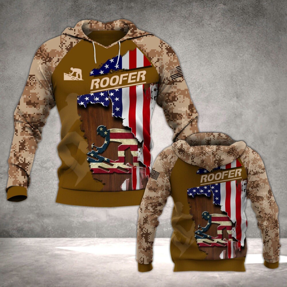 Roofer man amazing - Hoodie