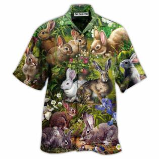 Rabbit Garden - Hawaiian Shirt - Owl Ohh - Owl Ohh