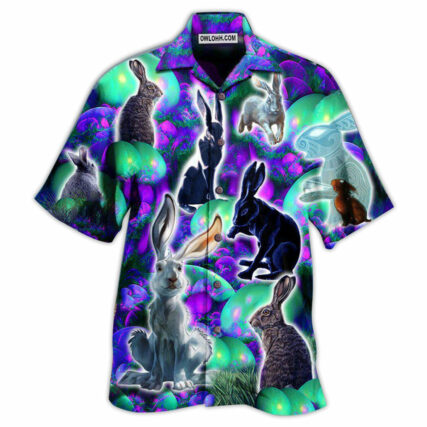 Rabbit Get Egg Cited For Easter - Hawaiian Shirt - Owl Ohh - Owl Ohh