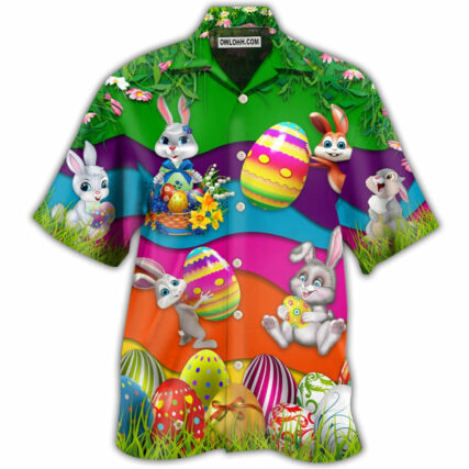 Easter Rabbit Lovely Rabbit Easter's Day - Hawaiian shirt - Owl Ohh - Owl Ohh