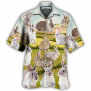Rabbit It's A Wonderful Garden - Hawaiian Shirt - Owl Ohh - Owl Ohh