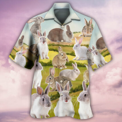 Rabbit It's A Wonderful Garden - Hawaiian Shirt - Owl Ohh - Owl Ohh
