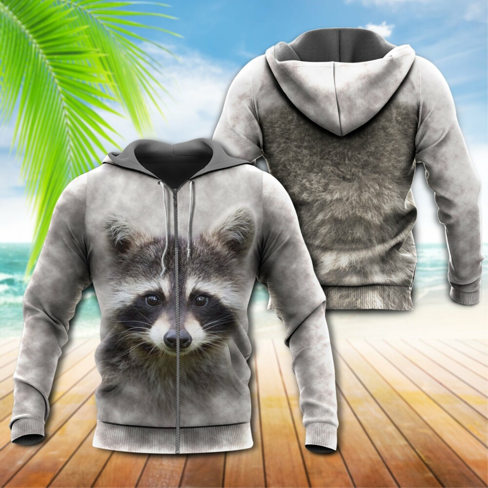 Raccoon I Love You Baby So Cute - Hoodie - Owl Ohh - Owl Ohh