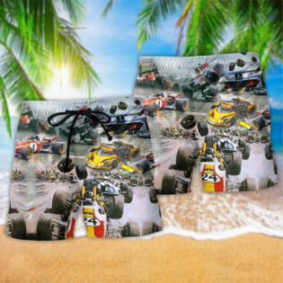 Racing Car Racing Too Fast - Beach Short - Owl Ohh - Owl Ohh